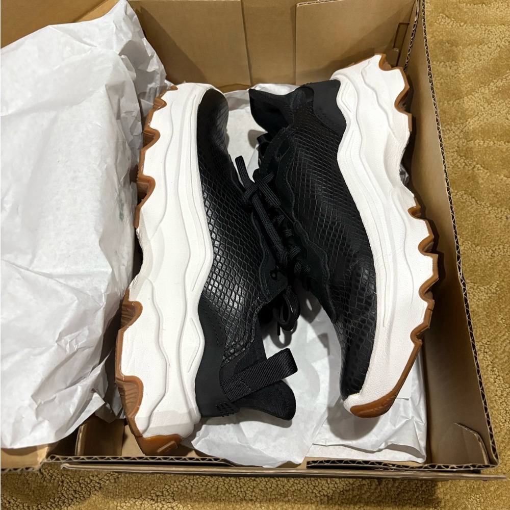 Sorel Black and White Waterproof Sneakers